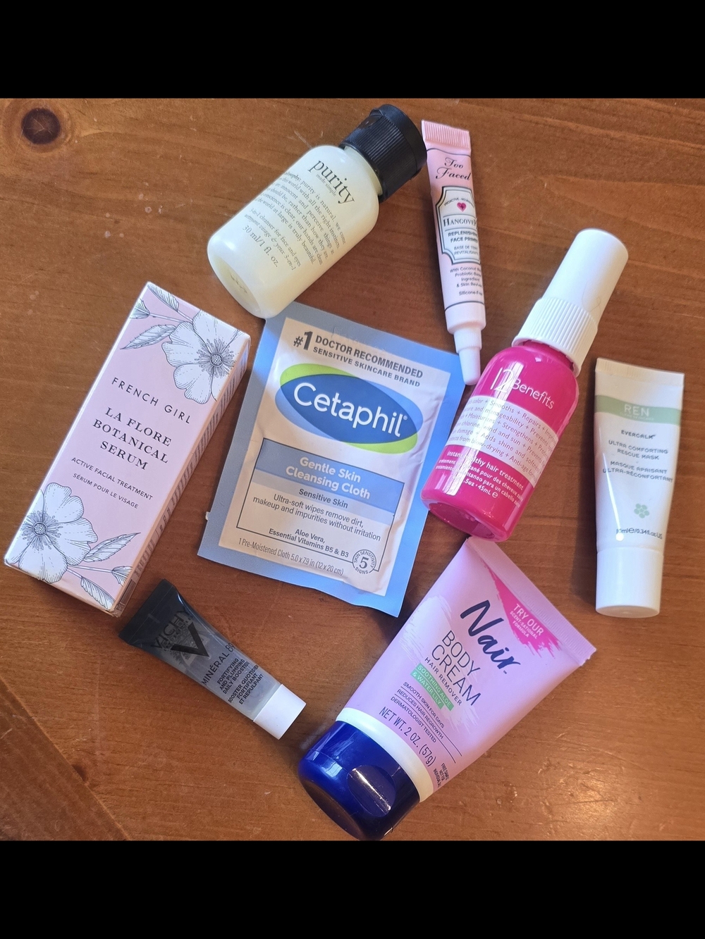 Skin Bundle Pack, 8 Items, Vichy, 12 BENEFITS, Cetaphil,  Purity, Nair